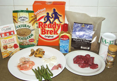 Killifish paste food recipe ingredients